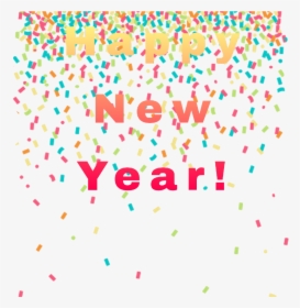 #celebration #newyear #happy #happynewyear #confetti - Transparent Background Confetti Clipart, HD Png Download, Transparent PNG