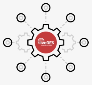 This Is A Liveres Cog Icon - Gear With Dollar Sign, HD Png Download, Transparent PNG