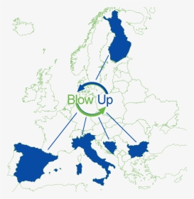 Blowupmap - Italy Map, HD Png Download, Transparent PNG
