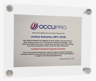 Functional Capacity Evaluator Certification - Graphic Design, HD Png Download, Transparent PNG