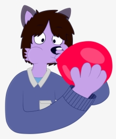 Blowing Up A Balloon - Cartoon, HD Png Download, Transparent PNG