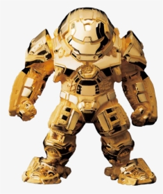 Iron Man Hulkbuster Mark Xliv Gold Egg Attack Statue - Gold Hulkbuster, HD Png Download, Transparent PNG