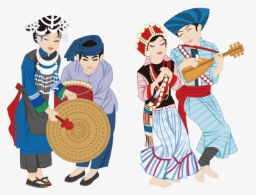 Culture Clipart Traditional Clothing - Ethnic Groups In China Clipart, HD Png Download, Transparent PNG