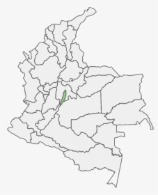 Blank Map Of Colombia, HD Png Download, Transparent PNG