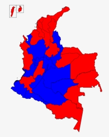 Mapa Electoral Colombia 2018, HD Png Download, Transparent PNG