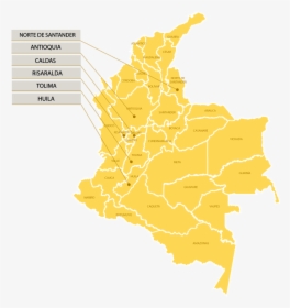 Colombia Map, HD Png Download, Transparent PNG