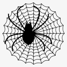 Spider Net - Spider Web Clip Art, HD Png Download, Transparent PNG