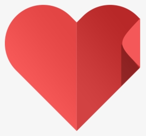 Chummy Love Heart - Flat Design Love Png, Transparent Png, Transparent PNG