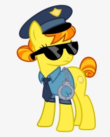 Blah23z, Copper Top, Cuffs, Hat, Necktie, Police, Police - Police Pony, HD Png Download, Transparent PNG