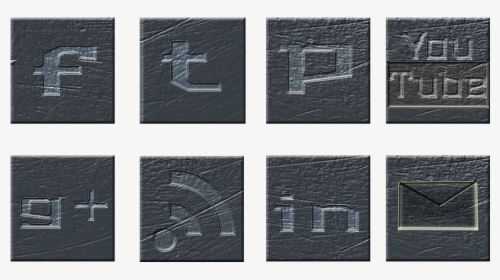 Free Social Media Icon Set Industry Style - Architecture, HD Png Download, Transparent PNG