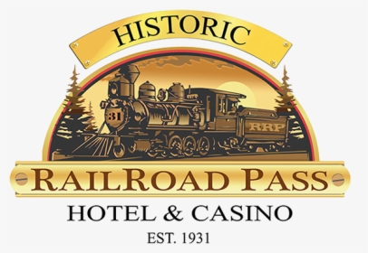 Historic Railroad Pass Hotel And Casimp - Railroad Pass Casino Logo, HD Png Download, Transparent PNG