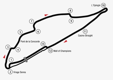 The Formula 1 Wiki - Circuit Gilles Villeneuve Turns, HD Png Download, Transparent PNG