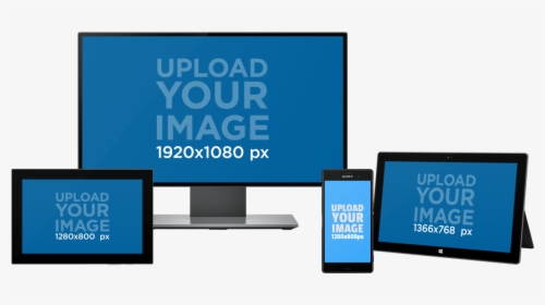 Multiple Tv Screen Mockup, HD Png Download, Transparent PNG