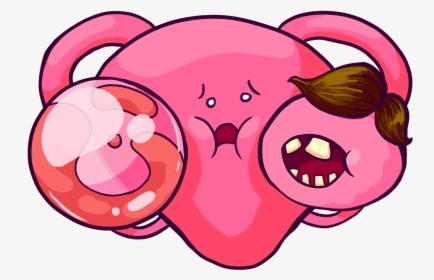 Ovary Buddies - Cartoon Ovarian Dermoid Cysts, HD Png Download, Transparent PNG