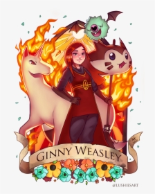 Ginny Weasley i Thought It Would Be Cool To Draw Her - Harry Potter Pokemon Team, HD Png Download, Transparent PNG