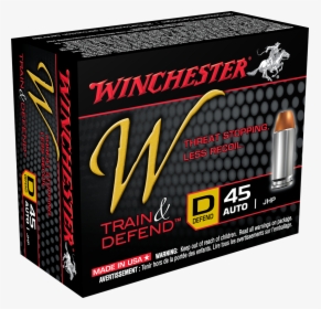 W45d Box Image - Winchester 45 Acp Ammo, HD Png Download, Transparent PNG