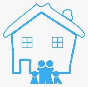 Family Home Clipart, HD Png Download, Transparent PNG