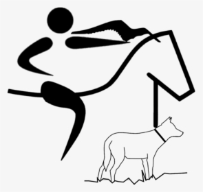Salbuurun Pictogram - Stick Man On A Horse, HD Png Download, Transparent PNG