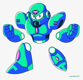 Cyber Man Mega Man, HD Png Download, Transparent PNG