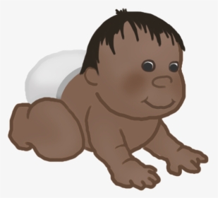 Baby Clipart Crawling Baby - Cartoon, HD Png Download, Transparent PNG