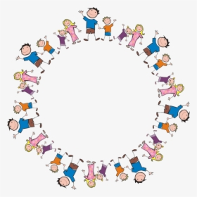 Transparent Stick Family Clipart - Family Picture Cartoon Border, HD Png Download, Transparent PNG