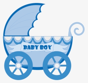 Baby Clip Art, Baby Images, Baby Prams, Baby Carriage, - Baby Boy Stroller Clip Art, HD Png Download, Transparent PNG