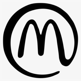 Logo Mcdonalds Black Png, Transparent Png, Transparent PNG