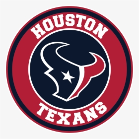 Houston Texans Circle Logo Vinyl Decal / Sticker 5 - Nba Team Basketball Logo, HD Png Download, Transparent PNG