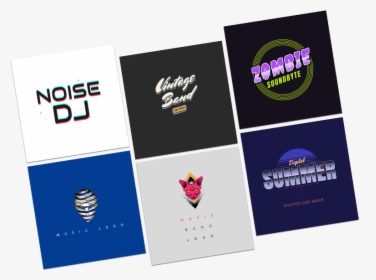 Band Logo Maker Templates - Graphic Design, HD Png Download, Transparent PNG