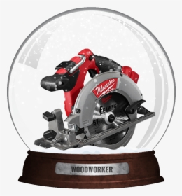 Woodworker Snow Globe - Circular Saw, HD Png Download, Transparent PNG