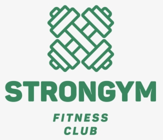 Strongym Logaster Logo - Dumbbell Clipart Png, Transparent Png, Transparent PNG