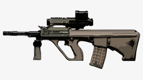 Modernfirearms2 0006 Steyr Aug - ステアー Aug A3 Sf, HD Png Download, Transparent PNG
