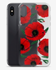 Red Poppy Iphone Xs Max Case, HD Png Download, Transparent PNG
