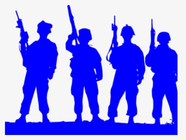 Army Clipart Silhouette - Soldiers Clip Art, HD Png Download, Transparent PNG