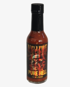 Hellfire Pure Hell Hot Sauce 148ml - Bottle, HD Png Download, Transparent PNG