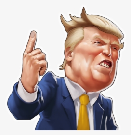 Donald Trump Png Image - Cartoon Transparent Donald Trump, Png Download, Transparent PNG