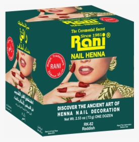 Rani Nail Henna Rk-82 Green Box - Rani Nail Henna Saudi, HD Png Download, Transparent PNG