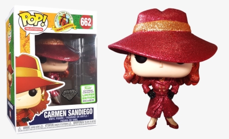 Where In The World Is Carmen Sandiego - Pop Vinyl Carmen Sandiego, HD Png Download, Transparent PNG
