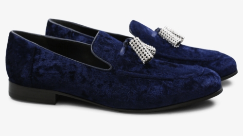 Loafers Claire 10 Velvet Navy Tassel Stones - Slip-on Shoe, HD Png Download, Transparent PNG