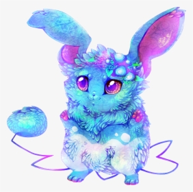 Mammal Rabbit Purple Rabits And Hares Violet Hare Organism - Azumarill Pokemon Art, HD Png Download, Transparent PNG