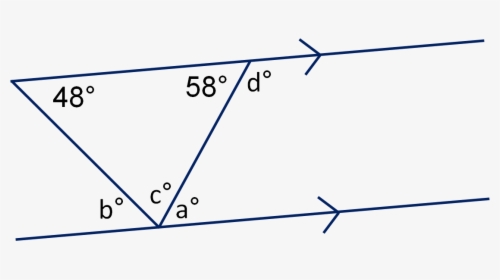 Triangle In Parallel Lines, HD Png Download, Transparent PNG