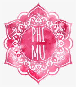 Phi Mu Mandala Air Freshener - Sigma Delta Tau Background, HD Png Download, Transparent PNG