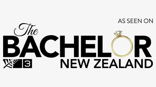 Aso Thebachelornz Tv3 Withring Black - Bachelor New Zealand Logo, HD Png Download, Transparent PNG