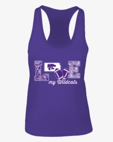 Love My Wildcats Kansas State Wildcats Shirt , Png - Active Tank, Transparent Png, Transparent PNG
