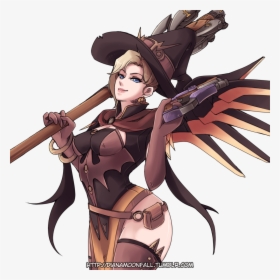 Overwatch ,witch Mercy,dianamoonfallmun - Transparent Overwatch Witch Mercy, HD Png Download, Transparent PNG