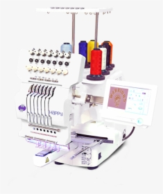 Happy Journey Embroidery Machine , Png Download - Happy 7 Needle Embroidery Machine, Transparent Png, Transparent PNG