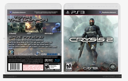 Crysis 2 Box Art Cover - Crysis 2 Ps3 Covers, HD Png Download, Transparent PNG