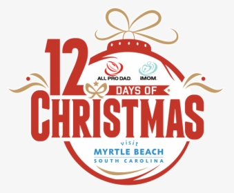 12 Days Of Christmas Ornament Logo - Visit Myrtle Beach, HD Png Download, Transparent PNG