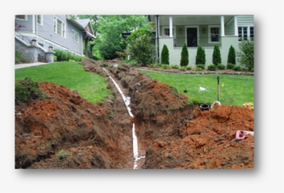 Sewer Line Repair - Digging Up Sewer Mainline, HD Png Download, Transparent PNG