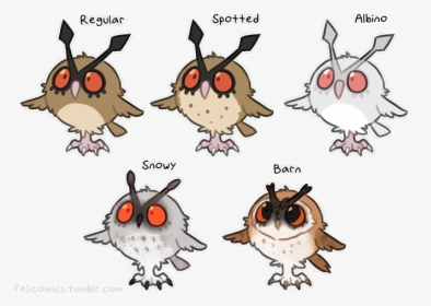 Pokemon Hoothoot, HD Png Download, Transparent PNG